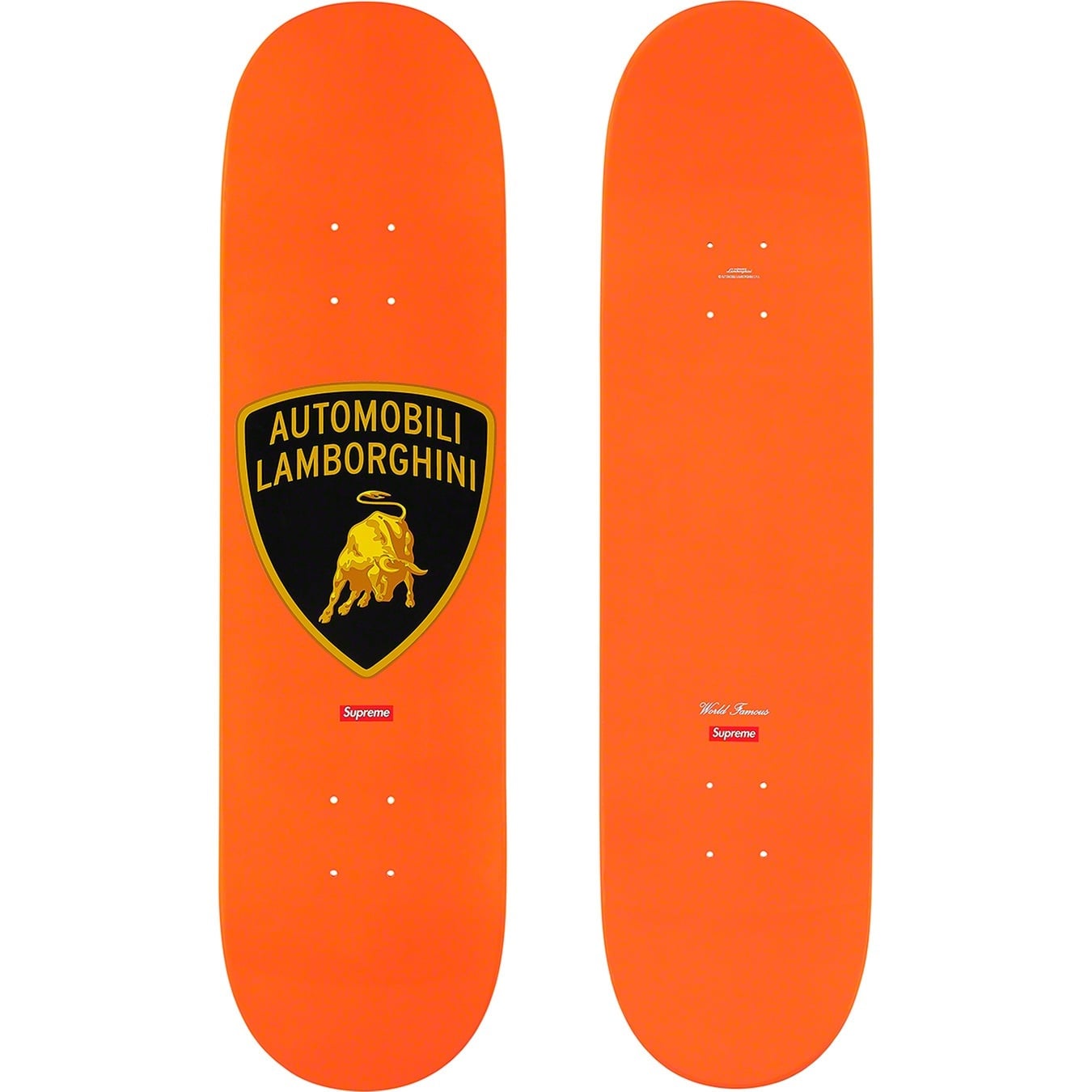 Supreme®/Automobili Lamborghini Skateboard view 3